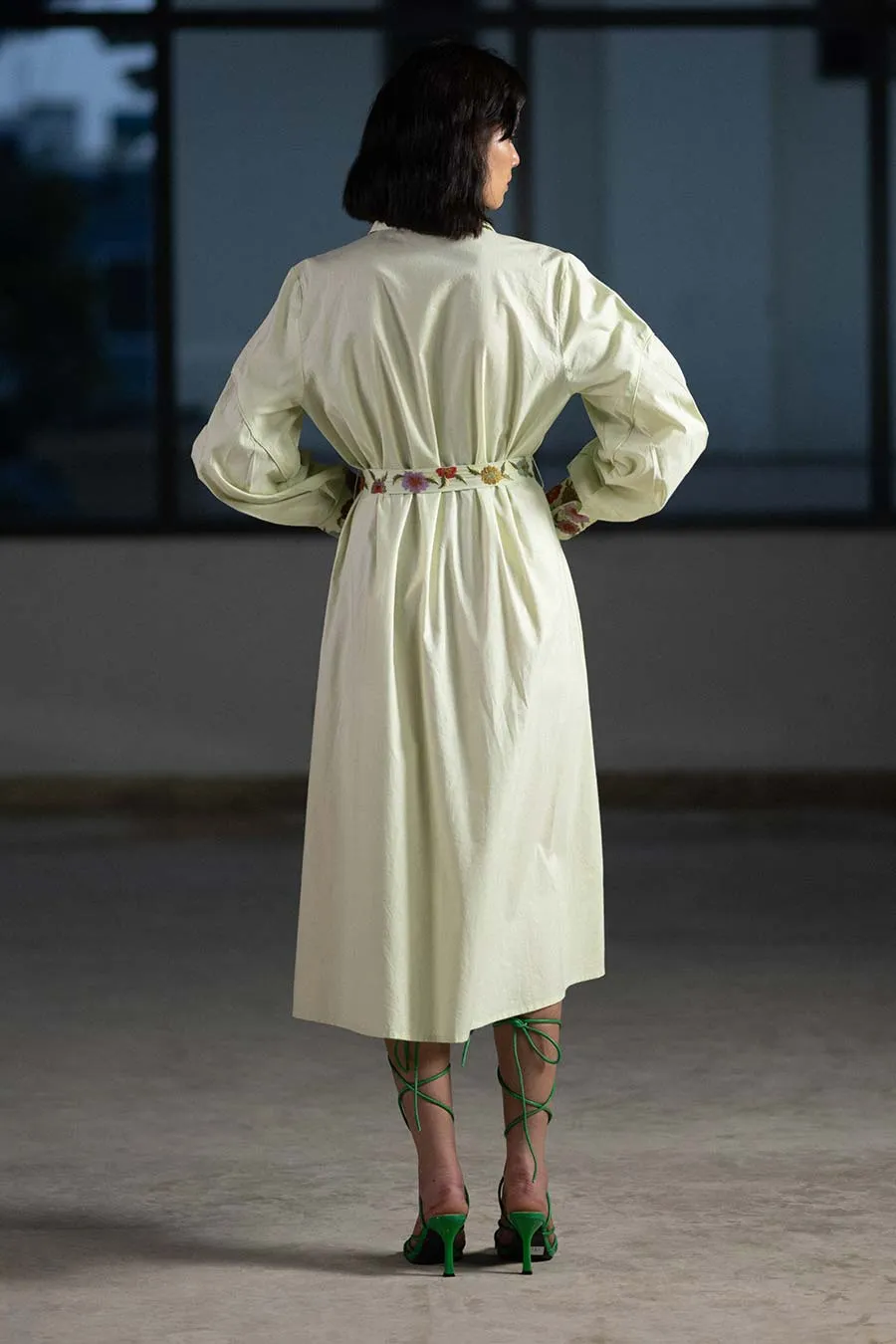 Bouquet Shirt Dress