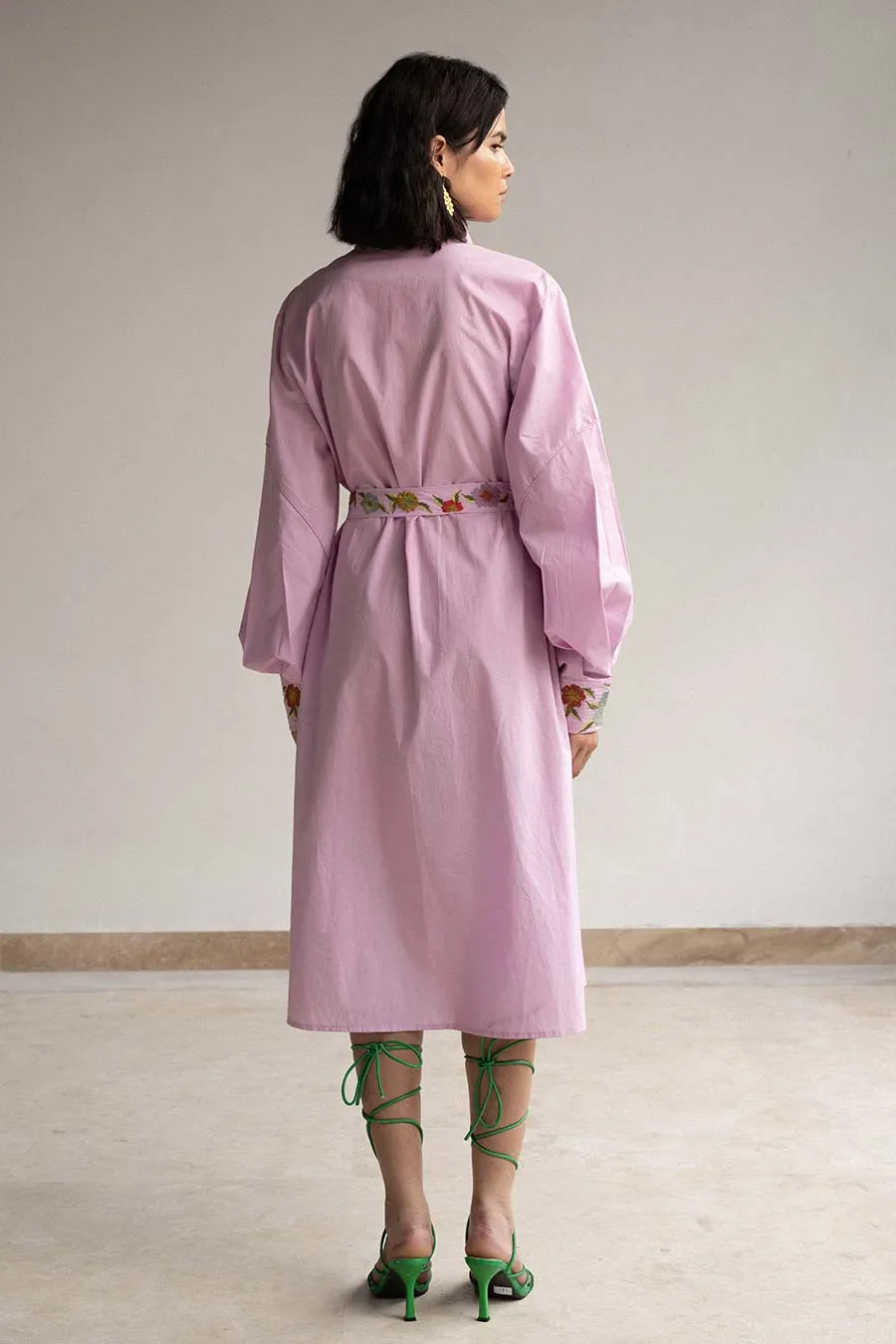 Bouquet Shirt Dress