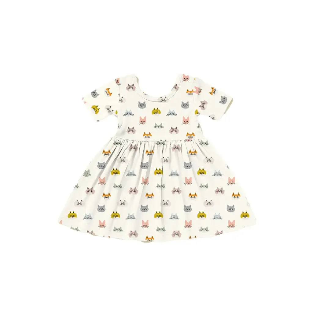Cat Lover Bamboo Twirl Dress