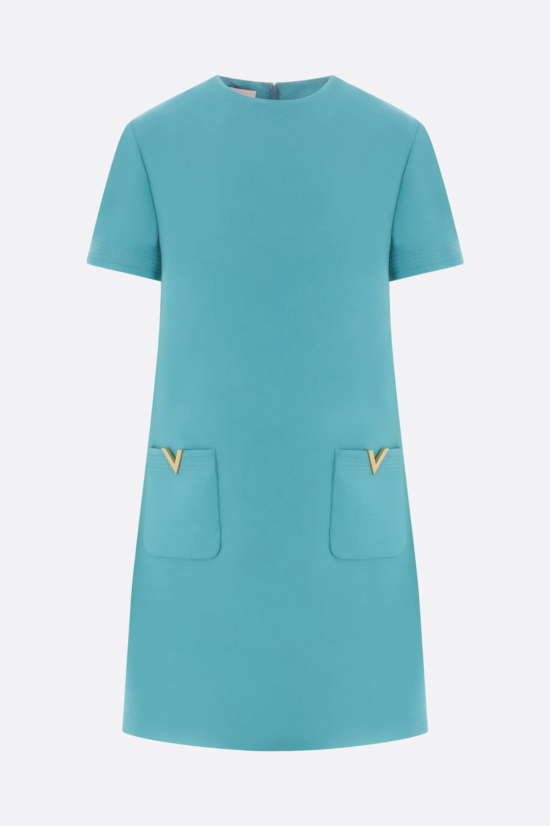 Crepe Couture Short Dress