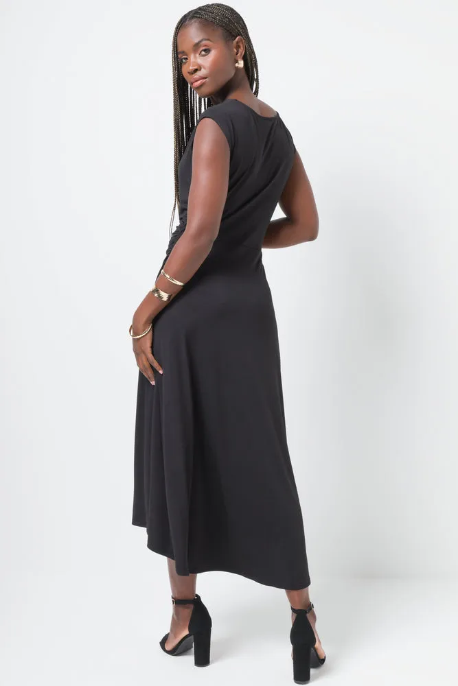 Fit And Flare Dress Black