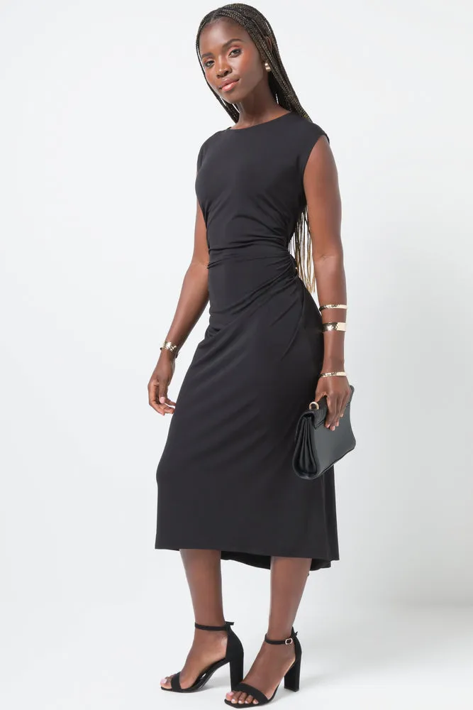 Fit And Flare Dress Black