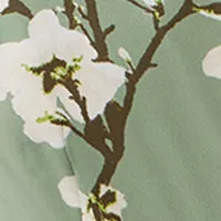 Flutter Sleeve Floral Wrap Dress