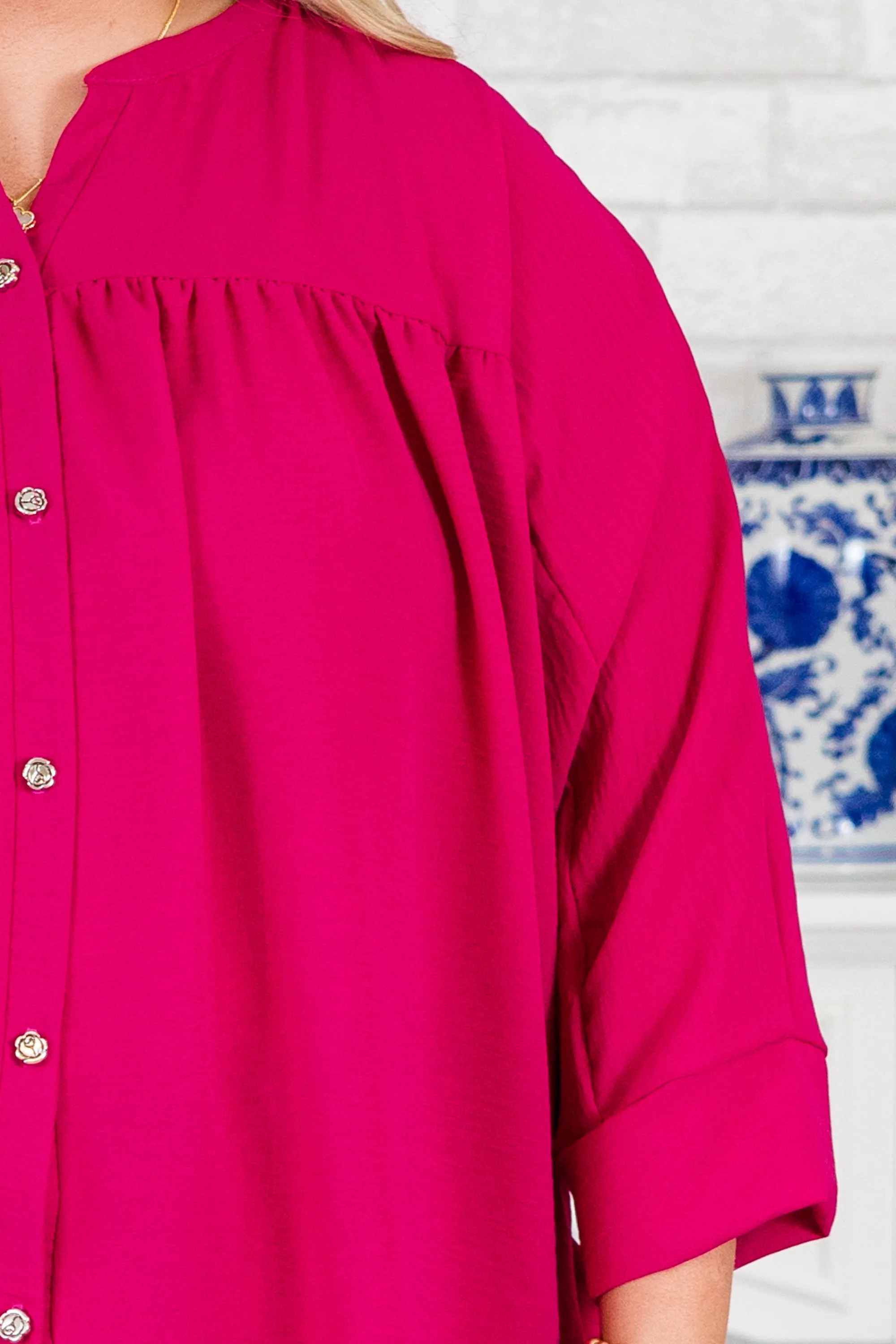 Fond Reflections Top, Pink