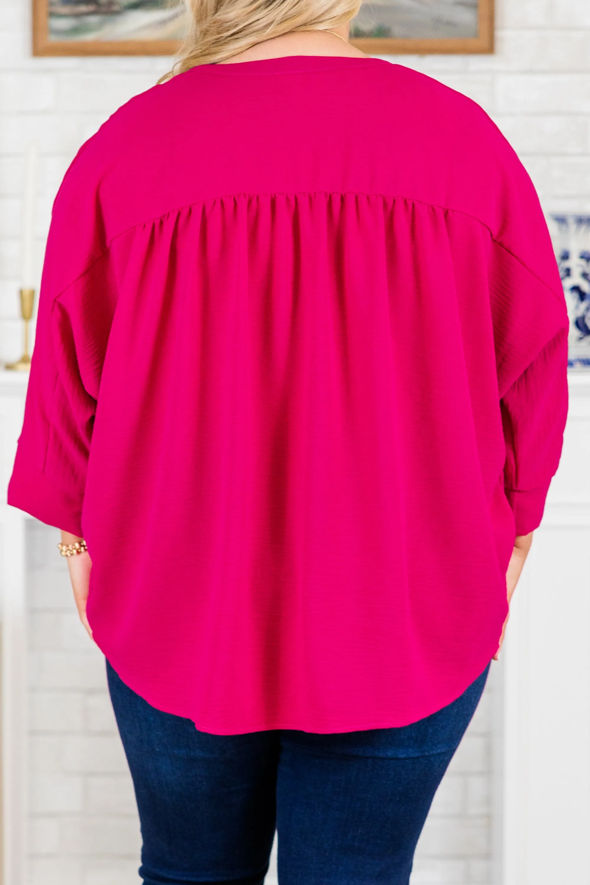Fond Reflections Top, Pink