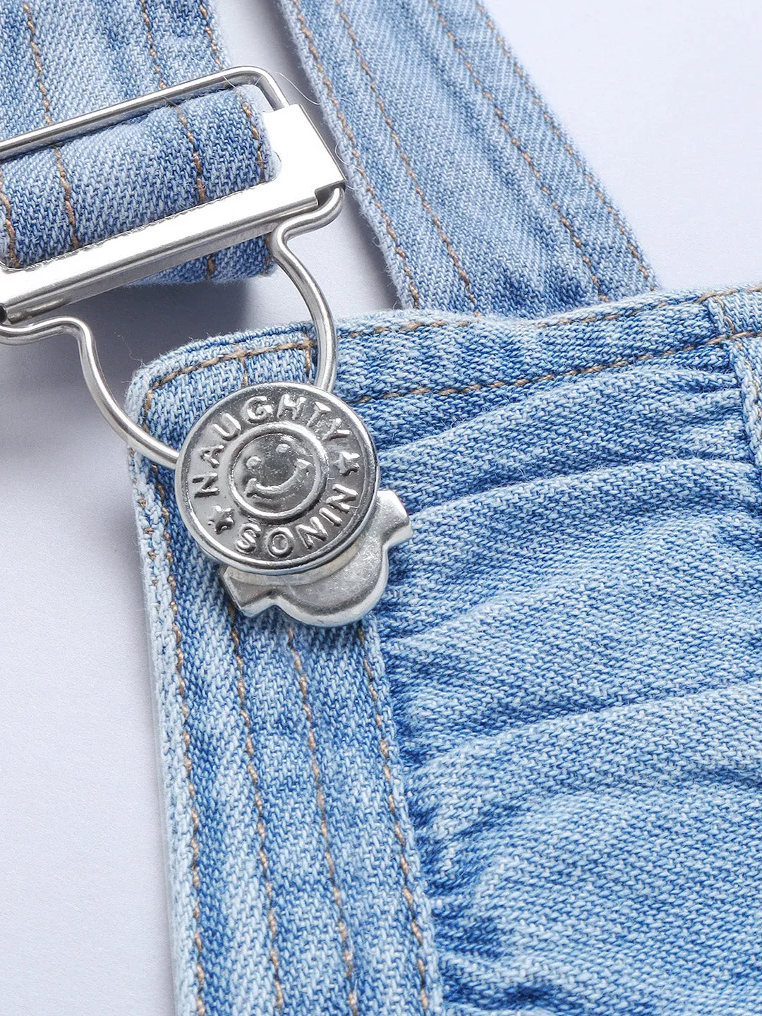 Girls Denim Dress with T-Shirt