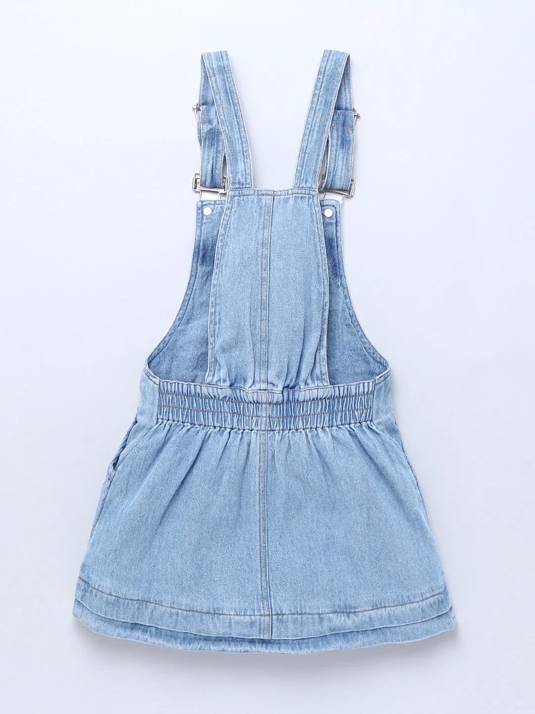 Girls Denim Dress with T-Shirt