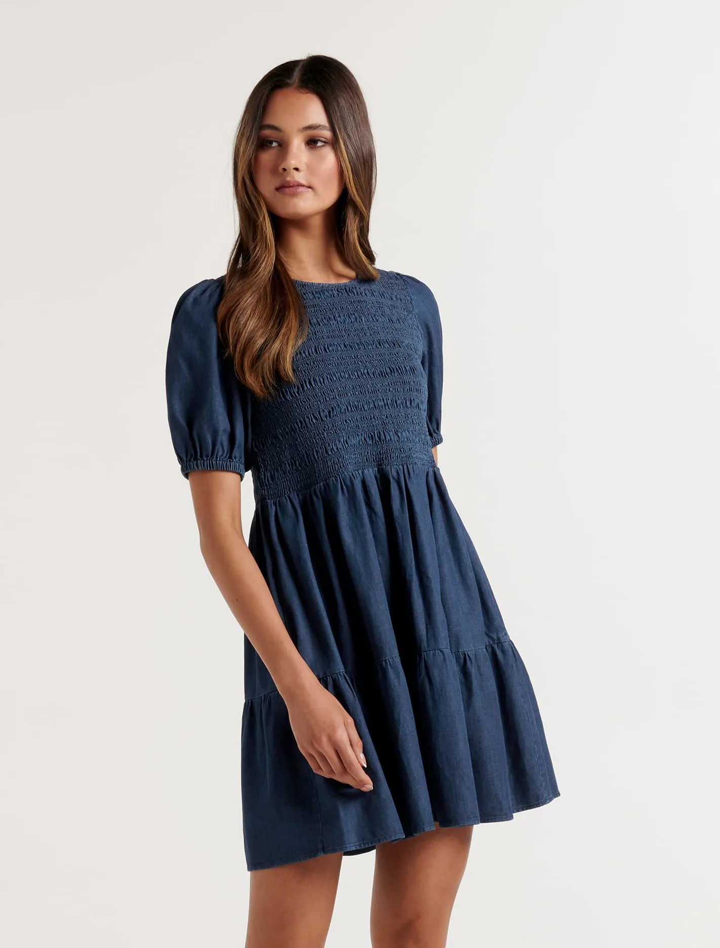 Kellie Denim Mini Dress