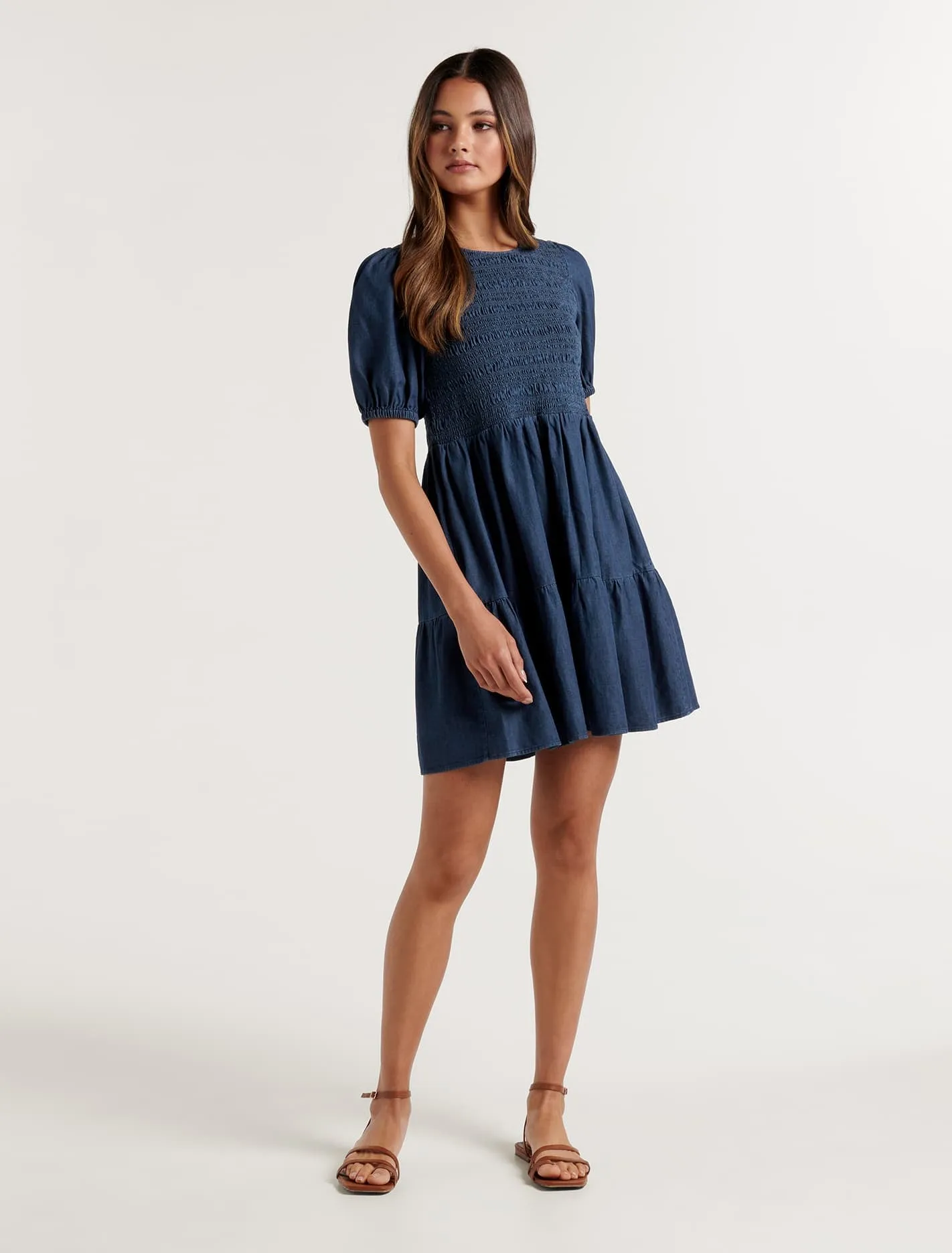 Kellie Denim Mini Dress