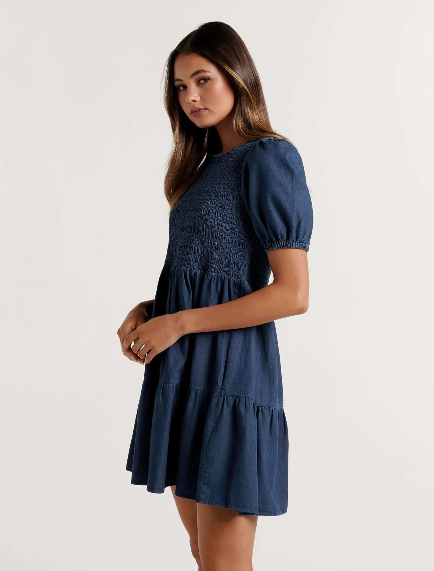 Kellie Denim Mini Dress