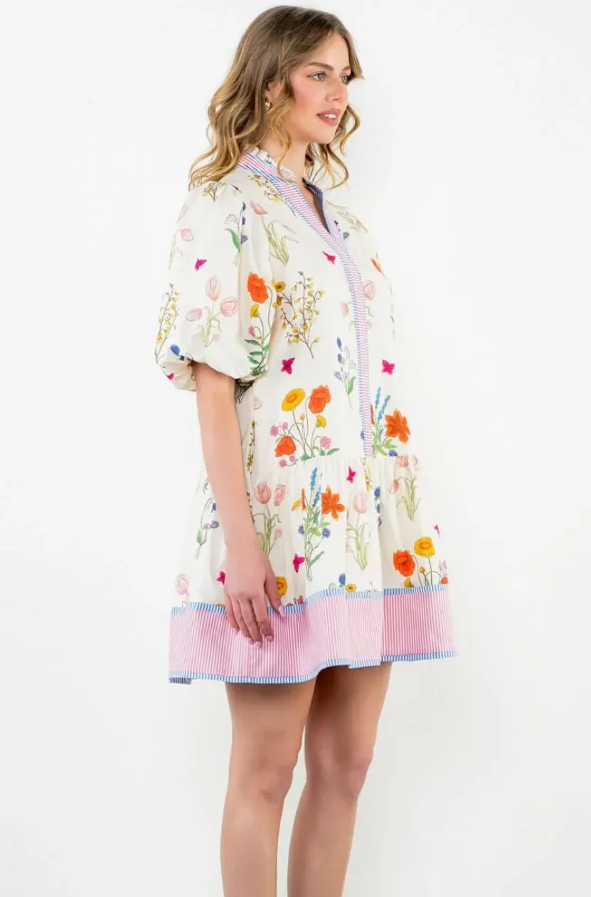 Newbury Floral Drop Waste Dress