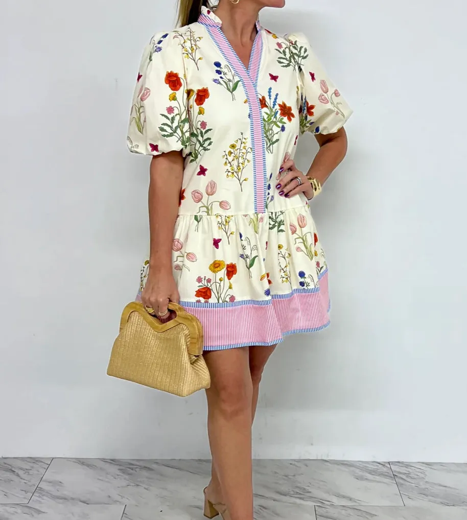 Newbury Floral Drop Waste Dress