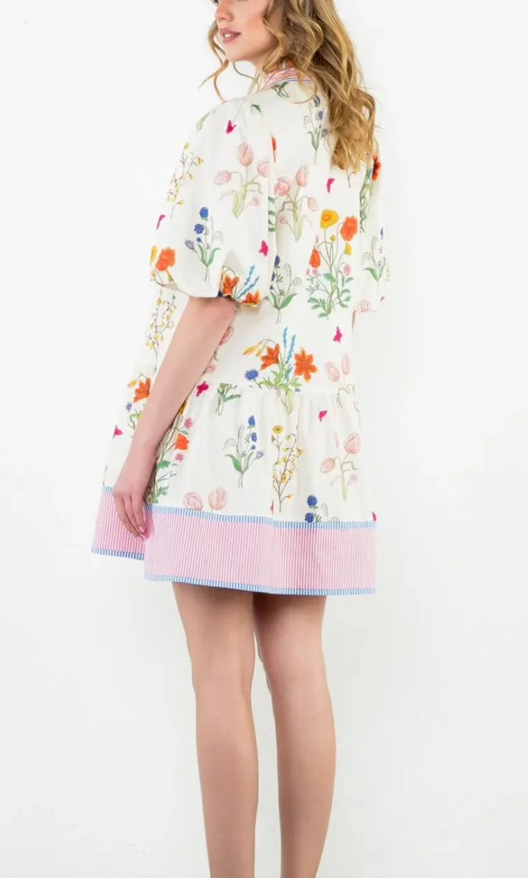 Newbury Floral Drop Waste Dress
