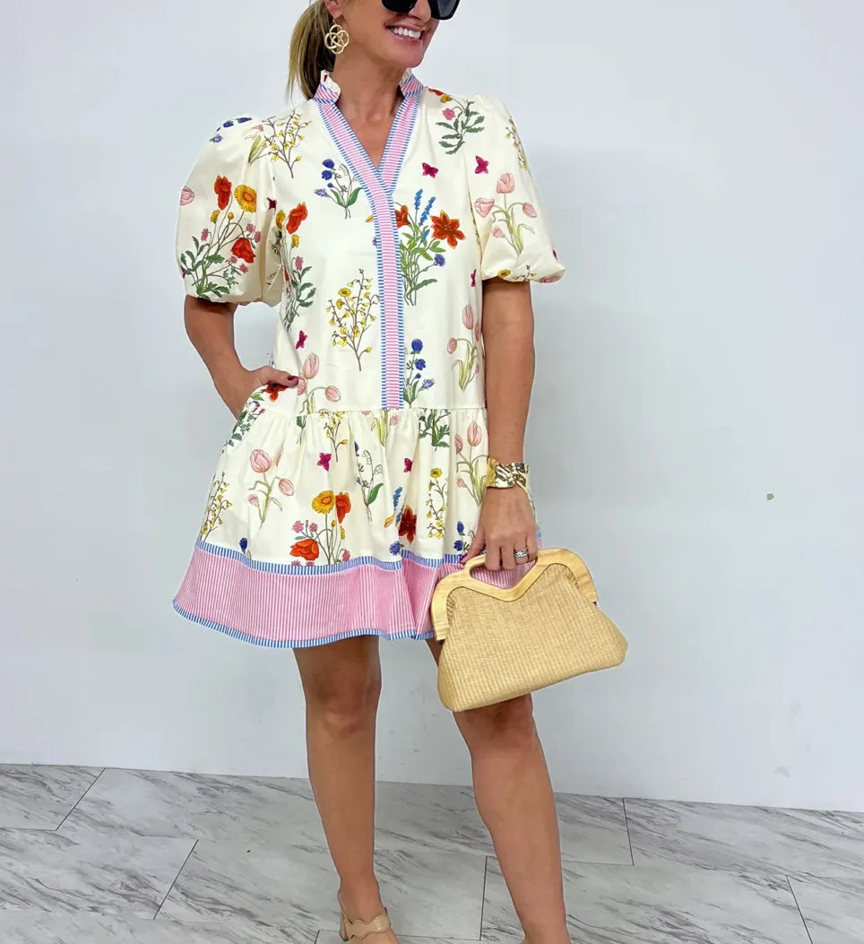 Newbury Floral Drop Waste Dress