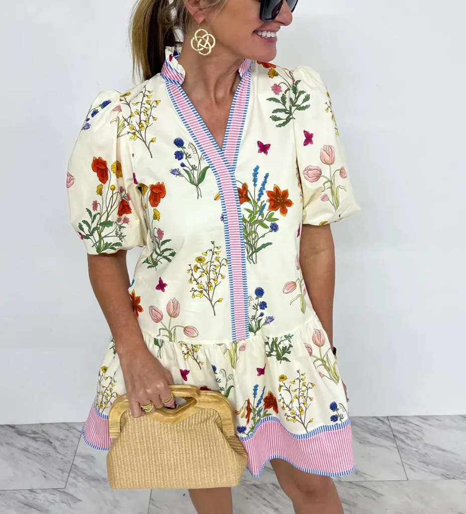 Newbury Floral Drop Waste Dress