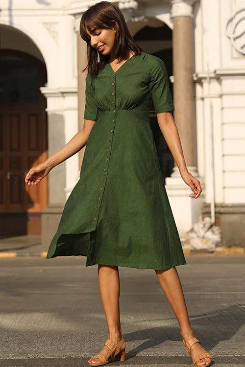 Okhai 'Parakeet' Pure Cotton Dress