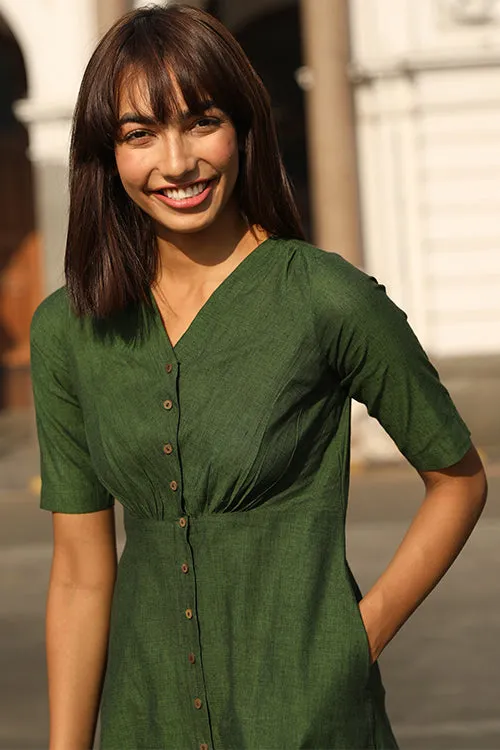 Okhai 'Parakeet' Pure Cotton Dress