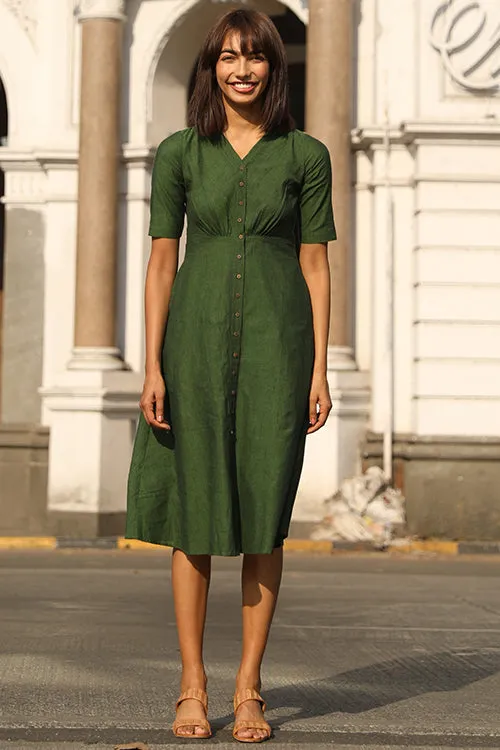 Okhai 'Parakeet' Pure Cotton Dress