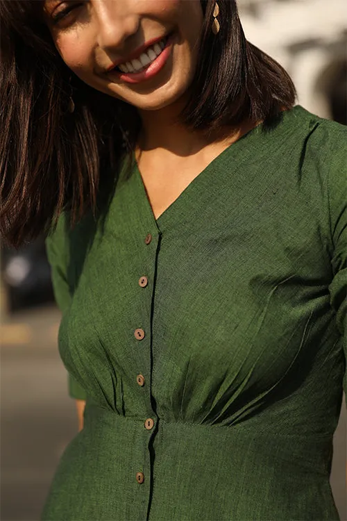 Okhai 'Parakeet' Pure Cotton Dress