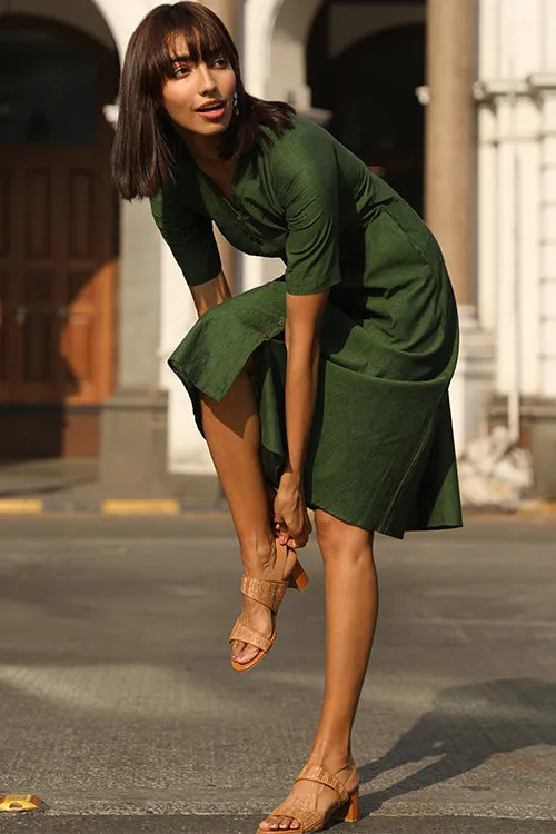 Okhai 'Parakeet' Pure Cotton Dress