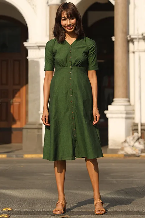 Okhai 'Parakeet' Pure Cotton Dress