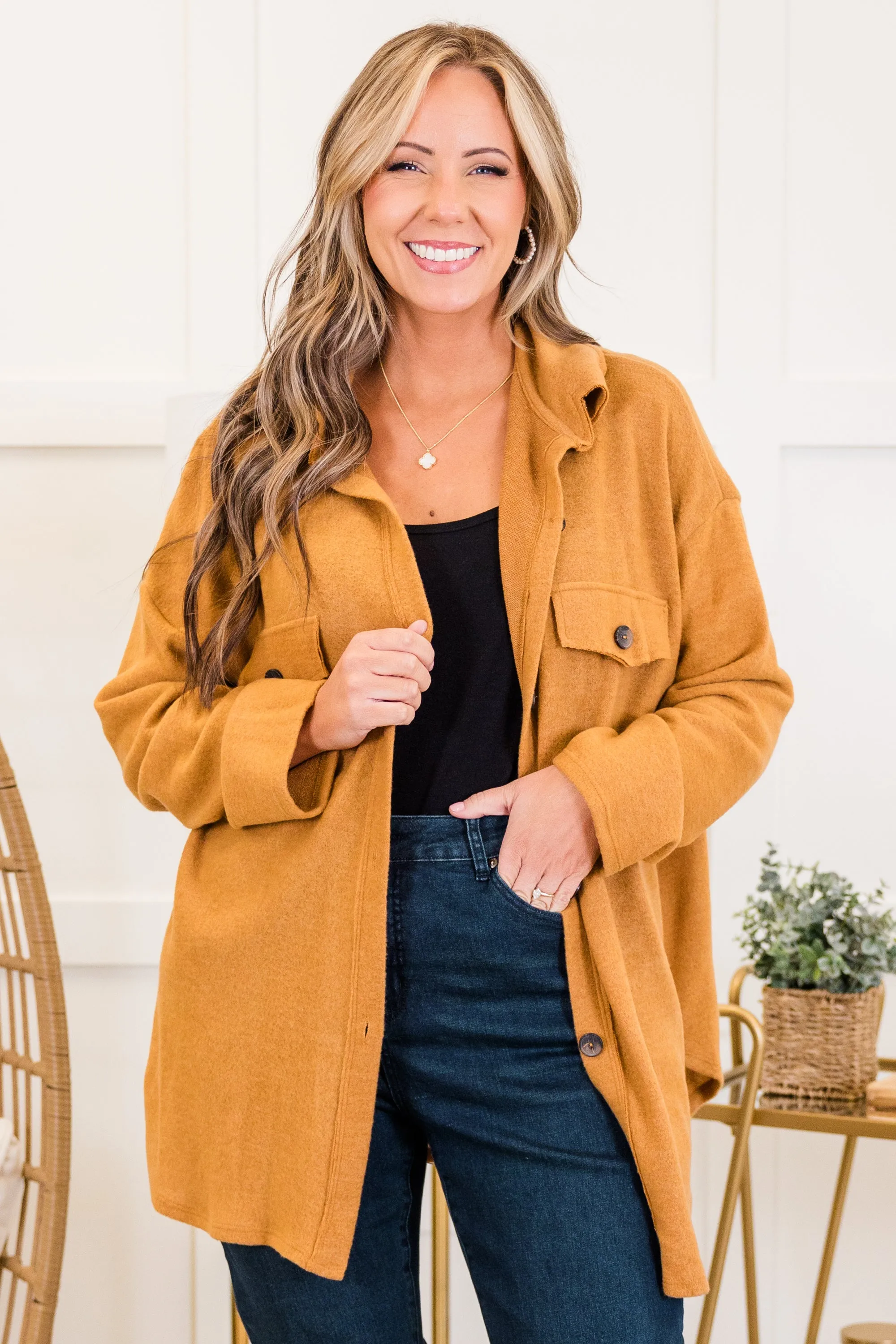 Passing Glances Jacket, Caramel