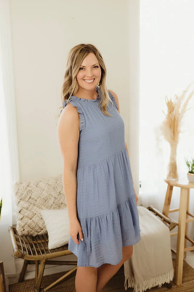Ruffle Textured Tiered