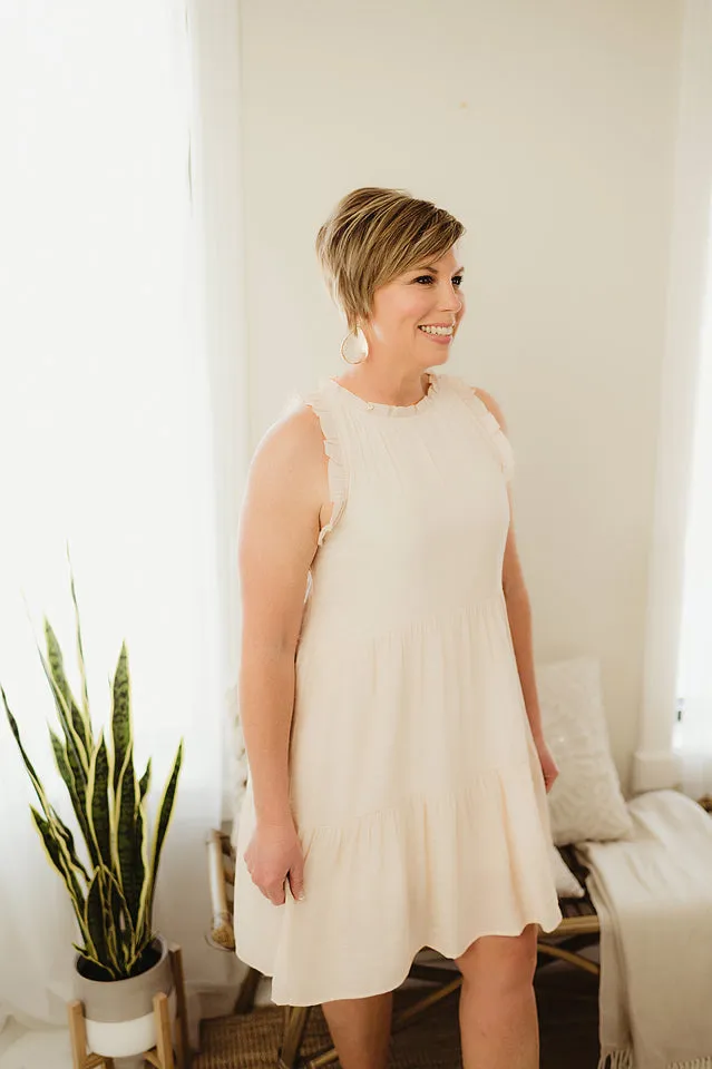 Ruffle Textured Tiered
