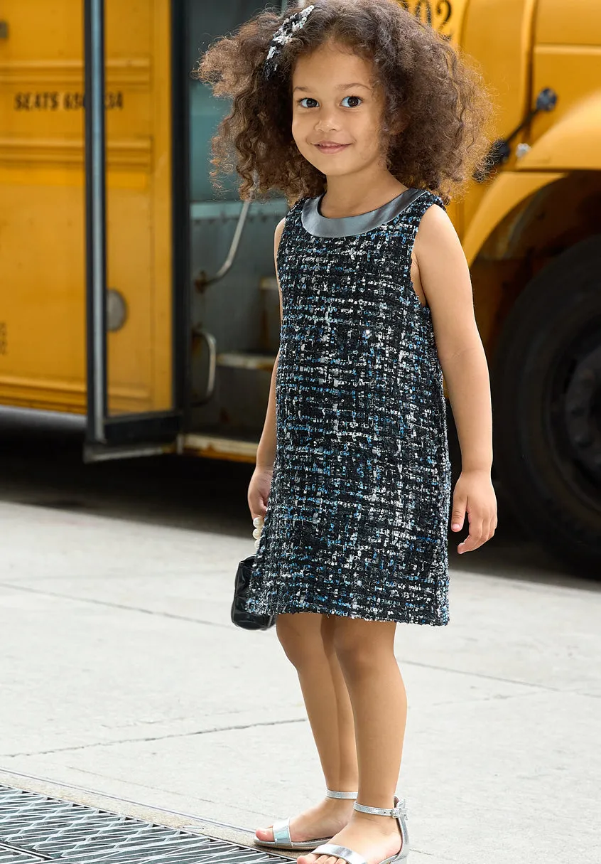 Sparkle Boucle A-line Dress