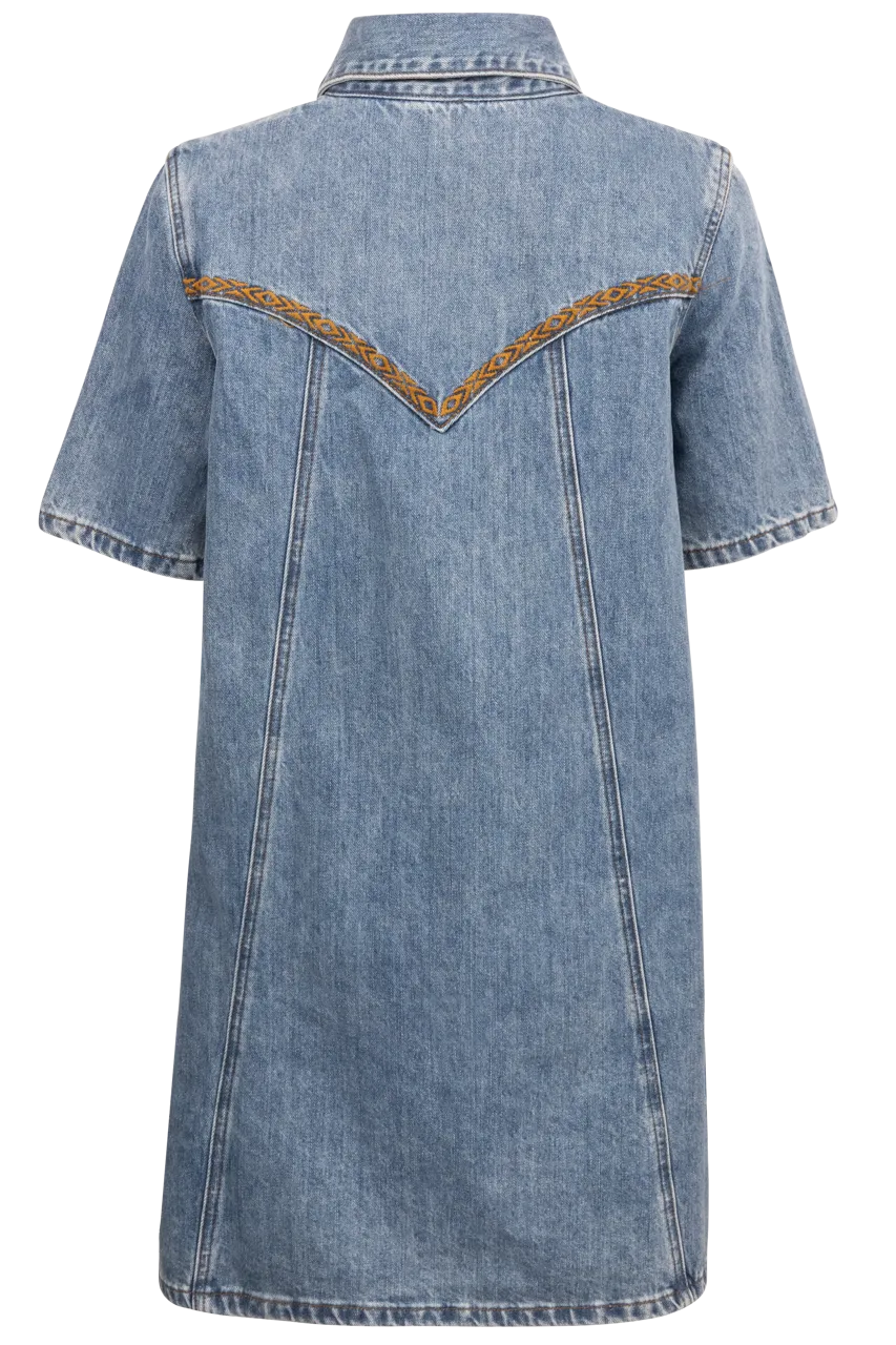 Stetson Women's Classic Denim Shirt Dress