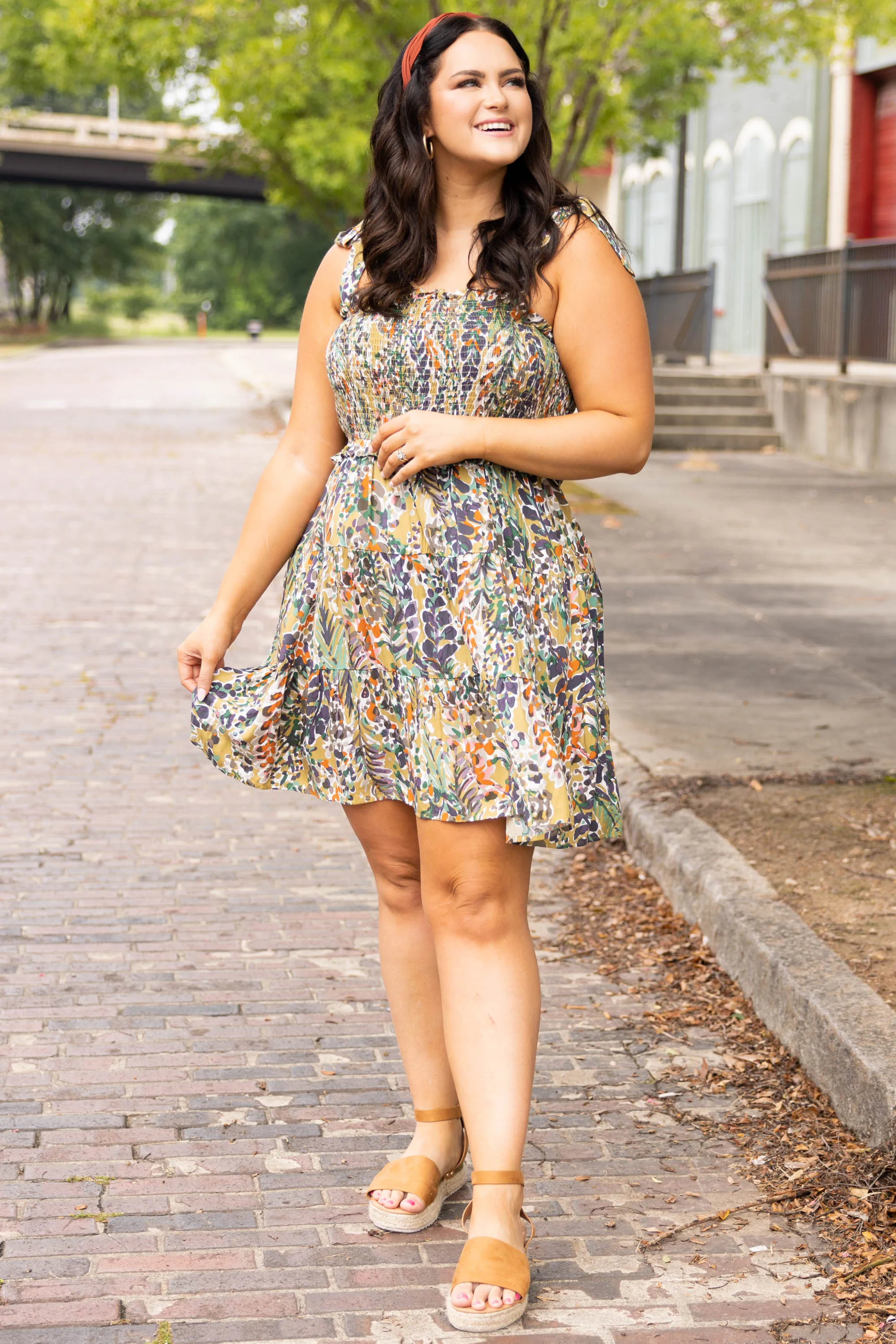 Weekend Sun Dress, Green Moss