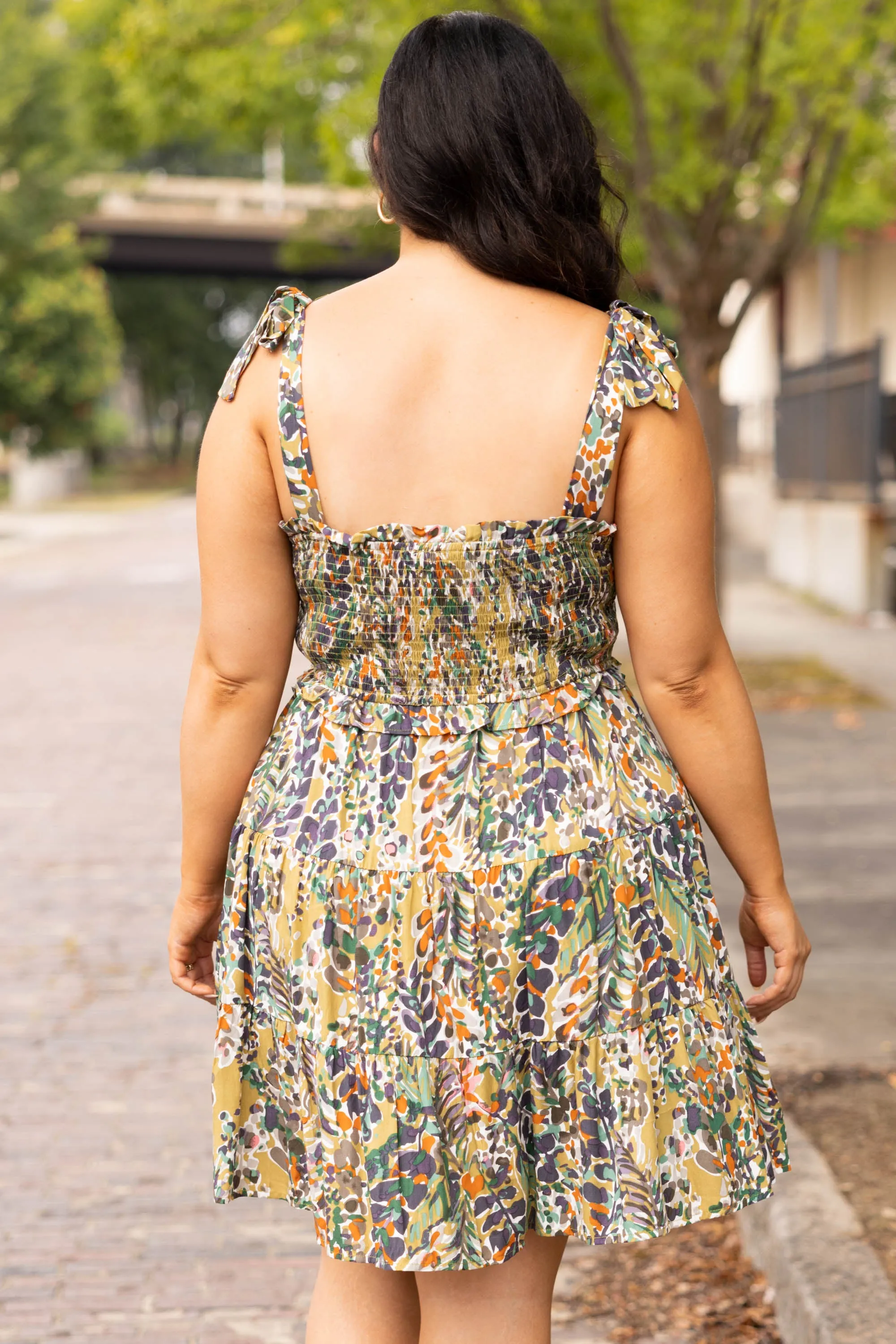 Weekend Sun Dress, Green Moss