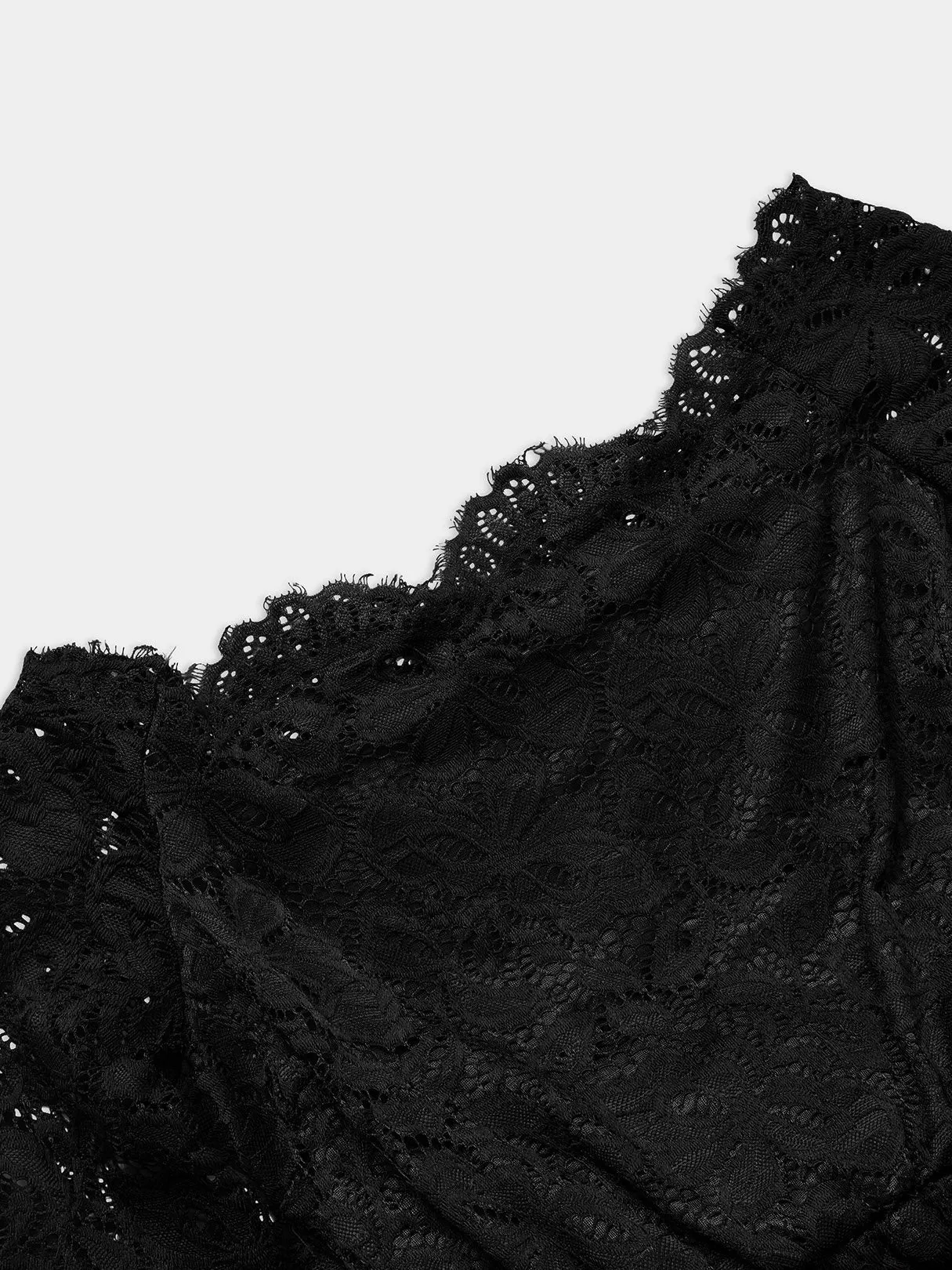 Wholesale Bateau Long Sleeve Crochet Lace Embellished Sexy Dress