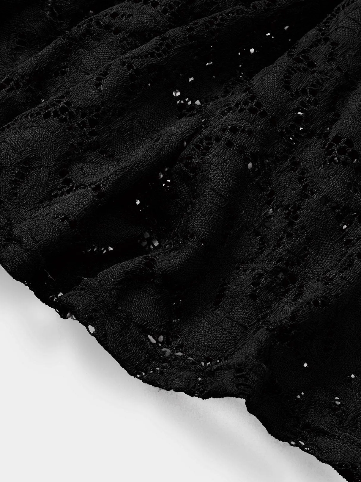 Wholesale Bateau Long Sleeve Crochet Lace Embellished Sexy Dress